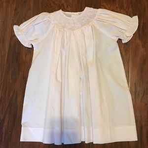 Bailey Boys smocked pink dress w/bloomers EUC 18m